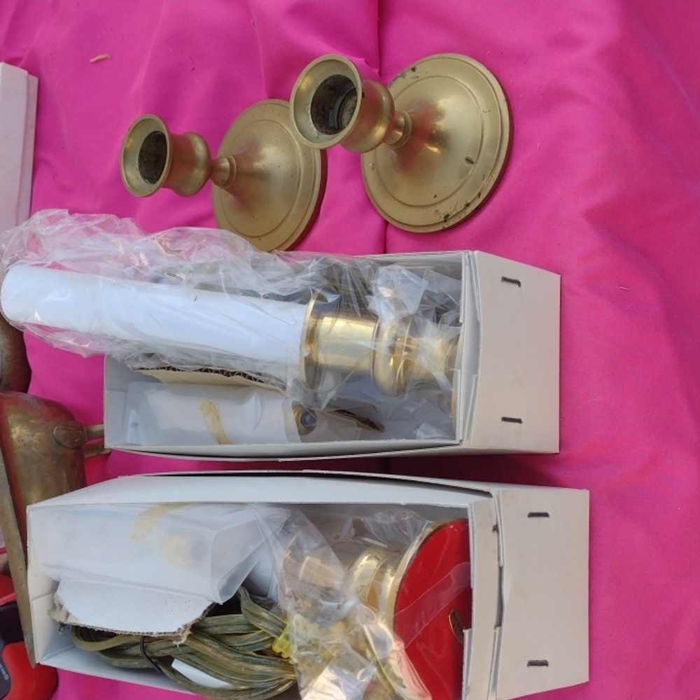 Candle Stick Lights&Brass Holders